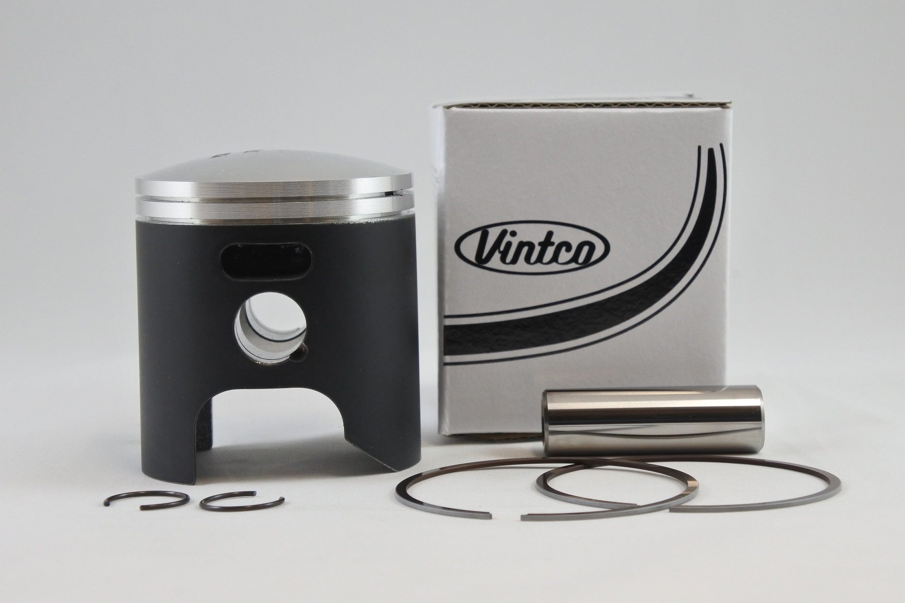 PISTON KIT 74-78 HONDA CR MT R 125 57.5mm 1.5mm OVER VINTCO PSH01-1.5 thumbnail 2