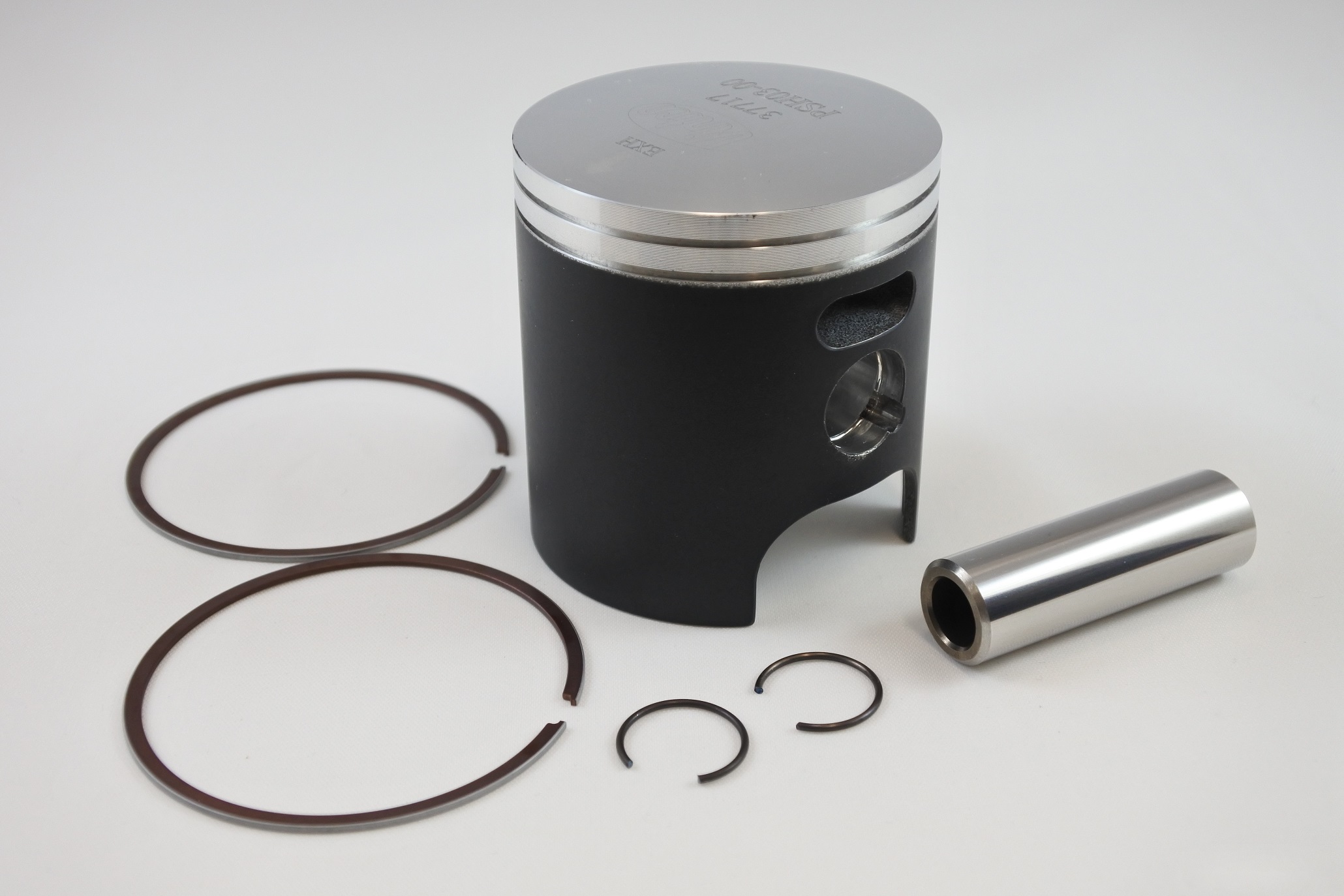 PISTON KIT 80-84 HONDA CR 125 55.5mm STANDARD VINTCO PSH03-00 image 1