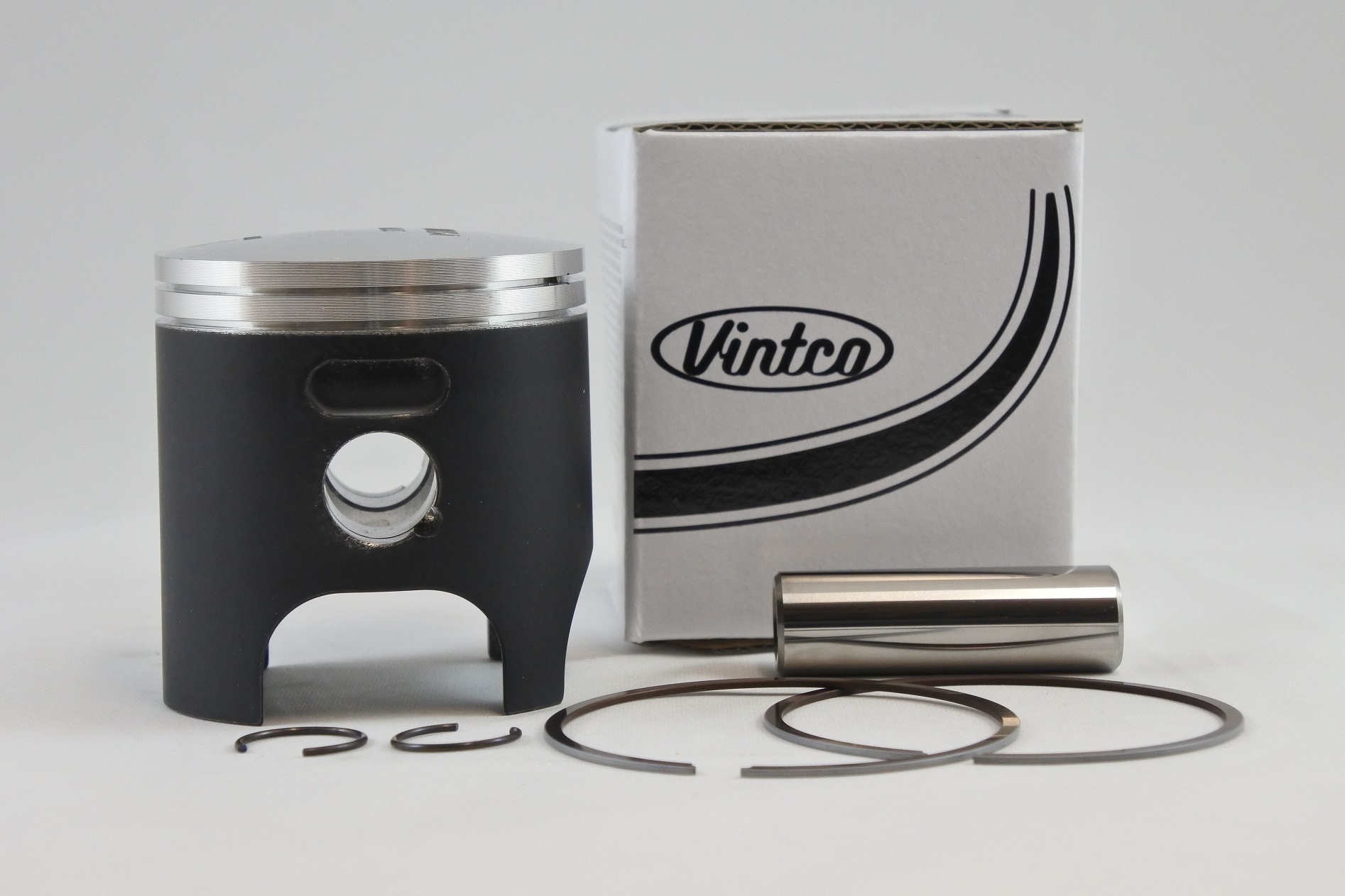 PISTON KIT 80-84 HONDA CR 125 56.5mm 1.0mm OVER VINTCO PSH03-1.0 thumbnail 2