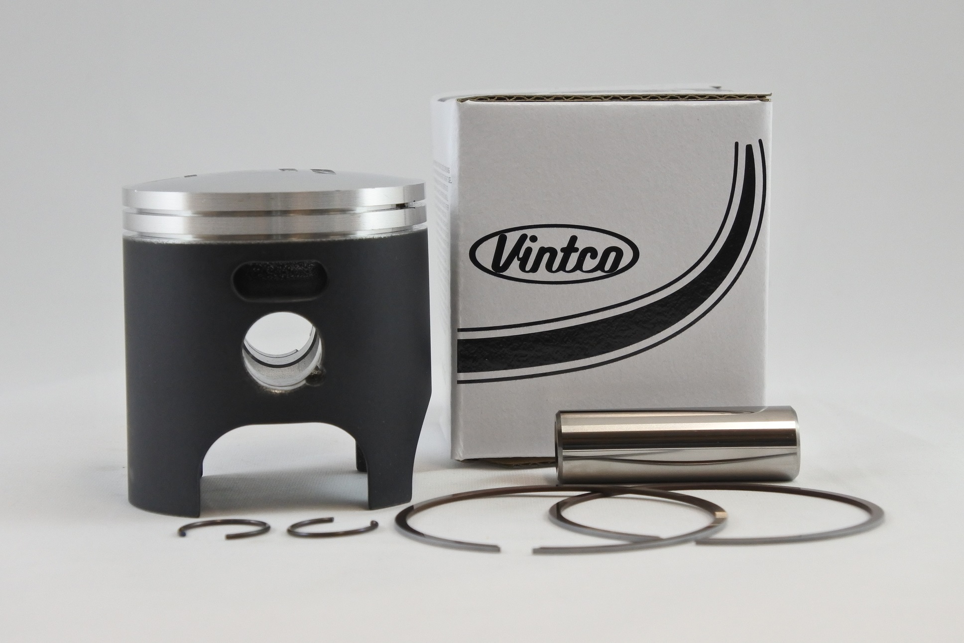 PISTON KIT 80-84 HONDA CR 125 57.0mm 1.5mm OVER VINTCO PSH03-1.5 thumbnail 2