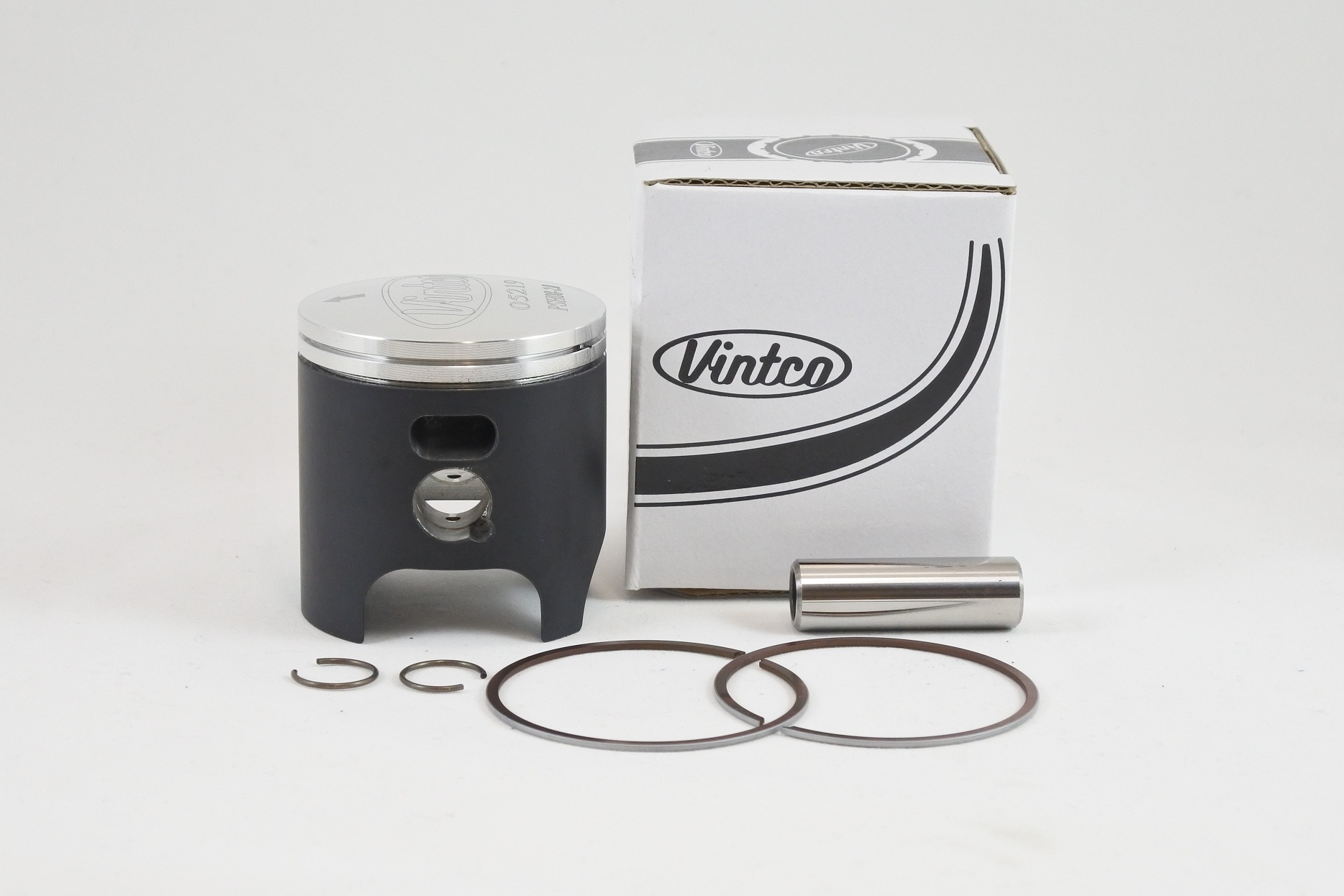 PISTON KIT 80-81 HONDA CR R 80 51.5mm 2.0mm OVER VINTCO PSH08-2.0 thumbnail 2