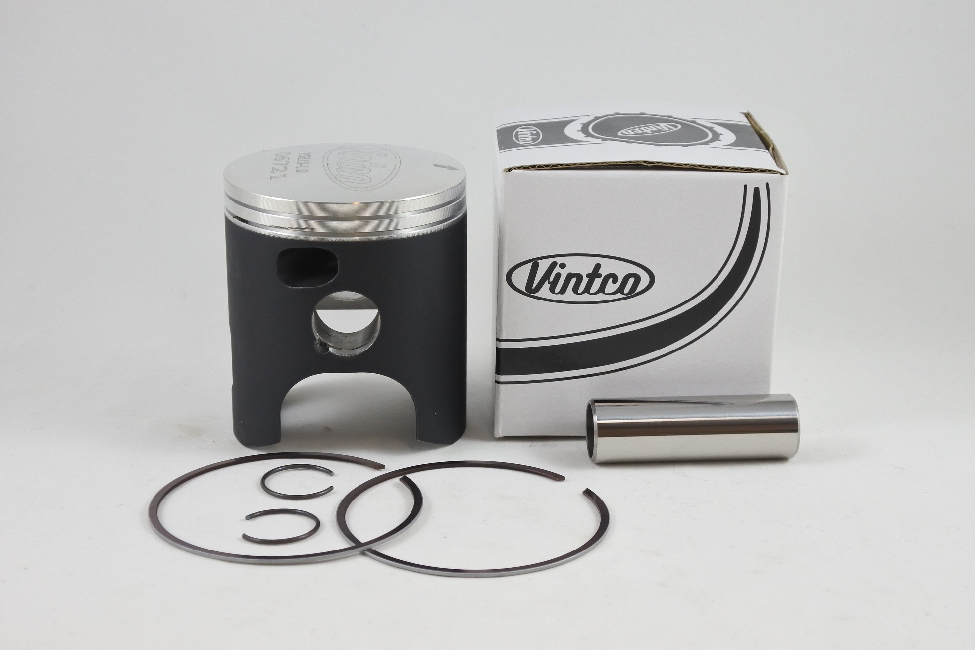 PISTON KIT 87-89 HONDA TRX R 250 67mm 1.0mm OVER VINTCO PSH10-1.0 thumbnail 2