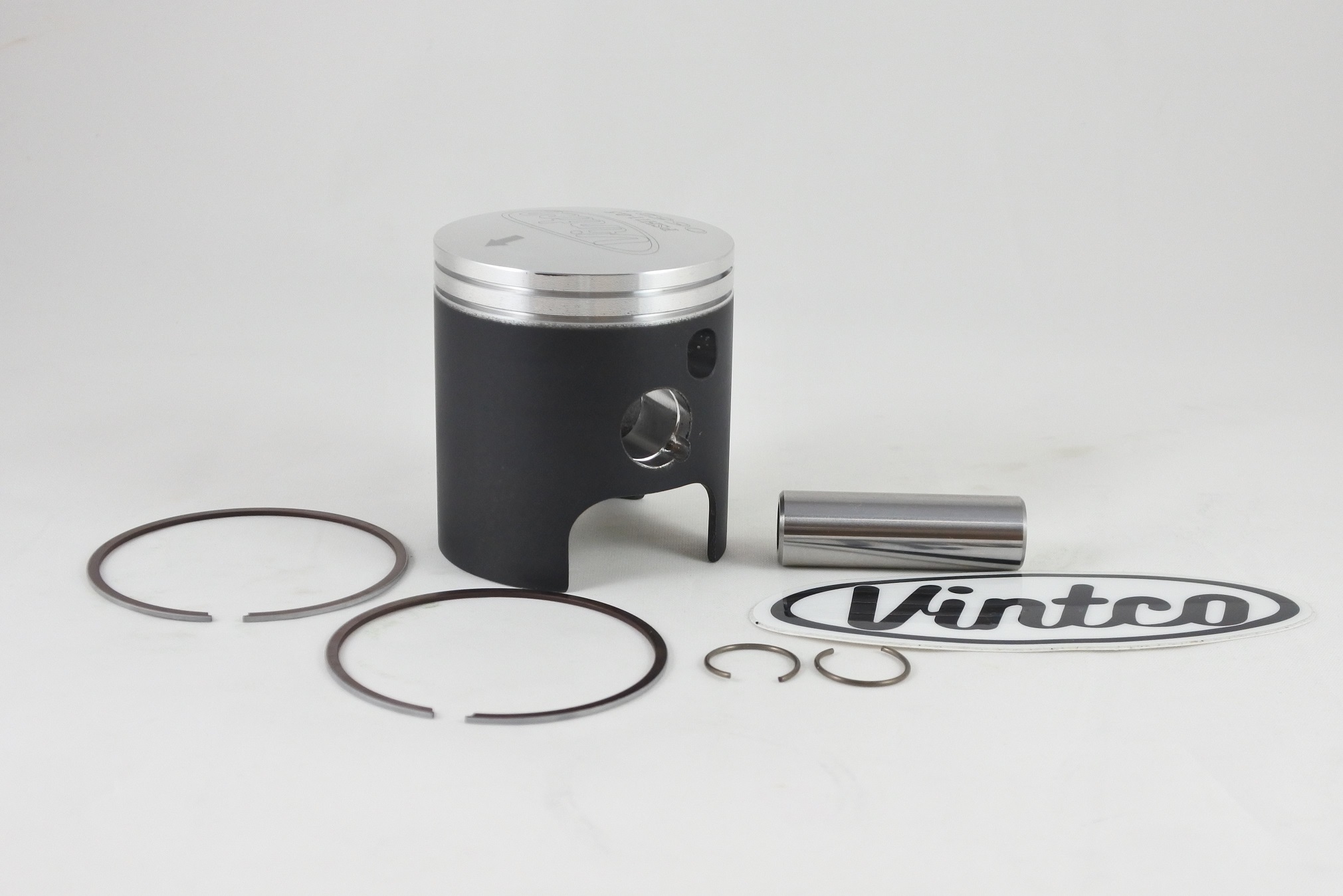 PISTON KIT 85-86 HONDA CR 125 54.5mm OVER VINTCO PSH11-0.5 image 1