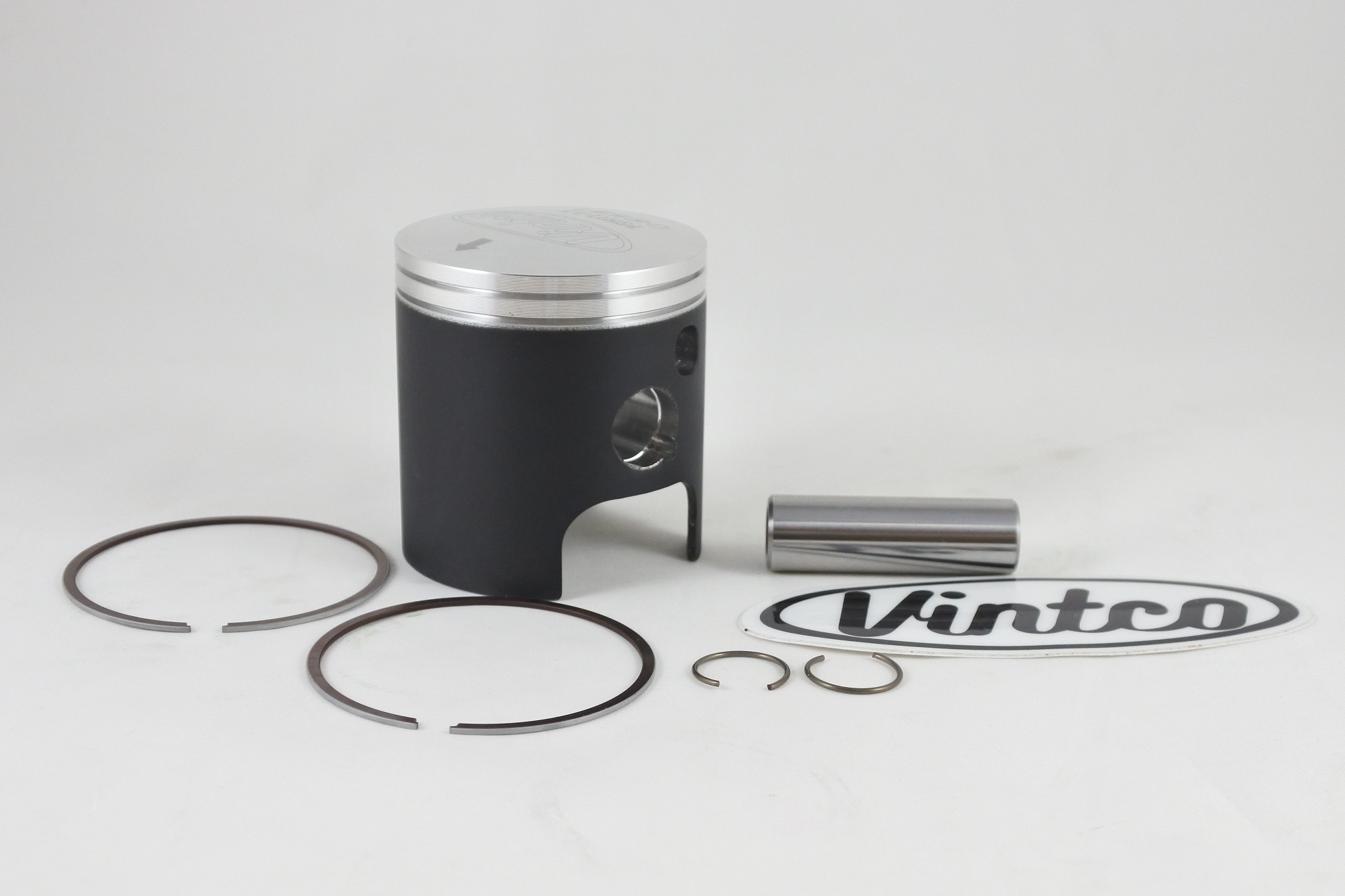 PISTON KIT 85-86 HONDA CR 125 55.5mm 1.5mm OVER VINTCO PSH11-1.5 image 1
