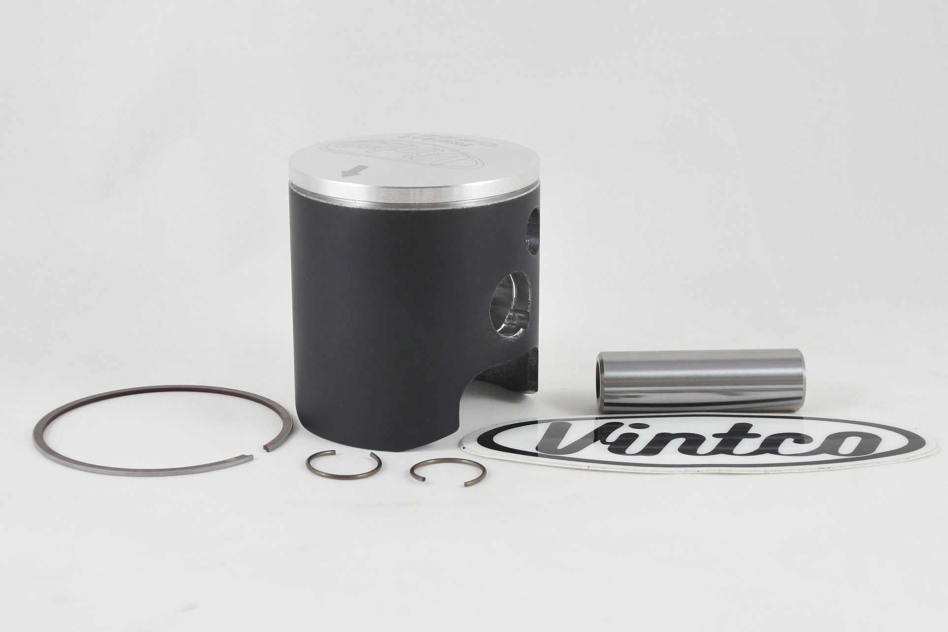PISTON KIT 87-87 HONDA CR R 125 55mm 1.0mm OVER VINTCO PSH12-1.0 image 1
