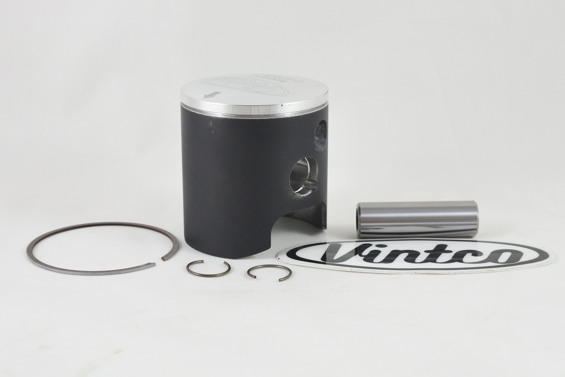 PISTON KIT 87-87 HONDA CR R 125 55.5mm 1.5mm OVER VINTCO PSH12-1.5 image 1