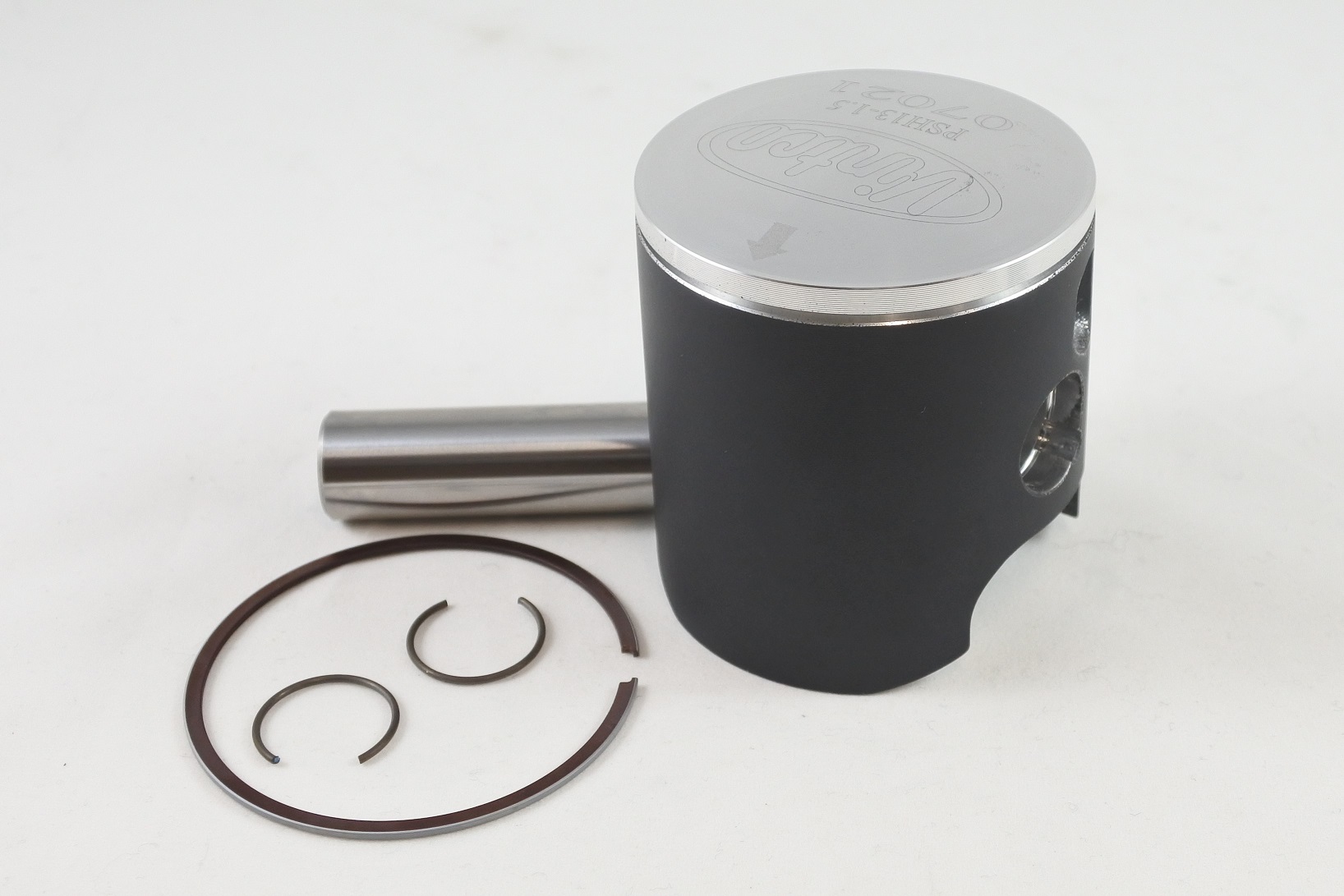 PISTON KIT 88-89 HONDA CR 125 55.5mm 1.5mm OVER VINTCO PSH13-1.5 image 1
