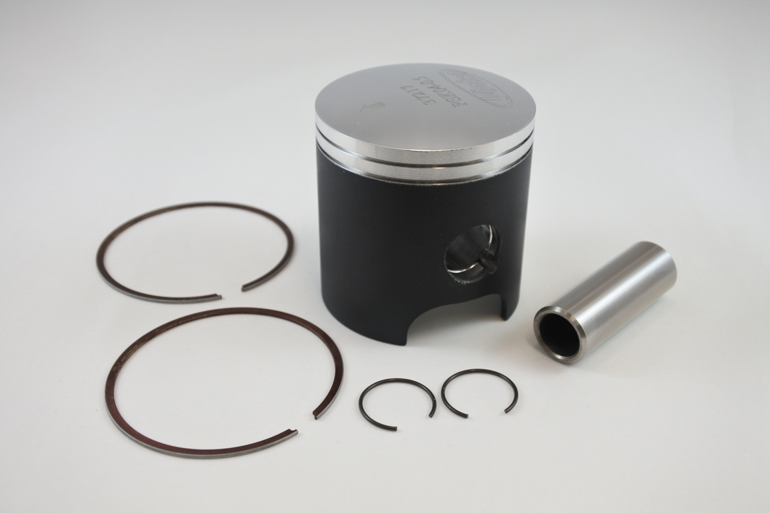 PISTON KIT 78-81 KAWASAKI KX 125 56.5mm 0.5mm OVER VINTCO PSK04-0.5 image 1