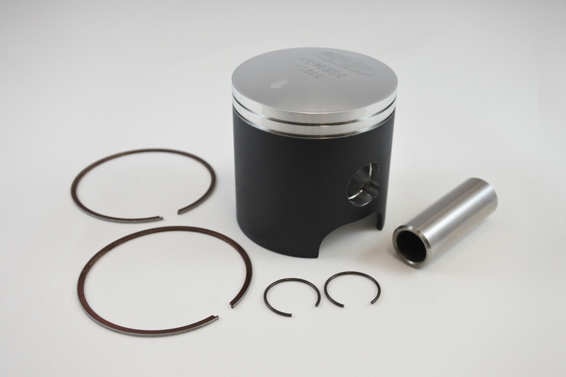 PISTON KIT 78-81 KAWASAKI KX 125 57.5mm 1.5mm OVER VINTCO PSK04-1.5 image 1