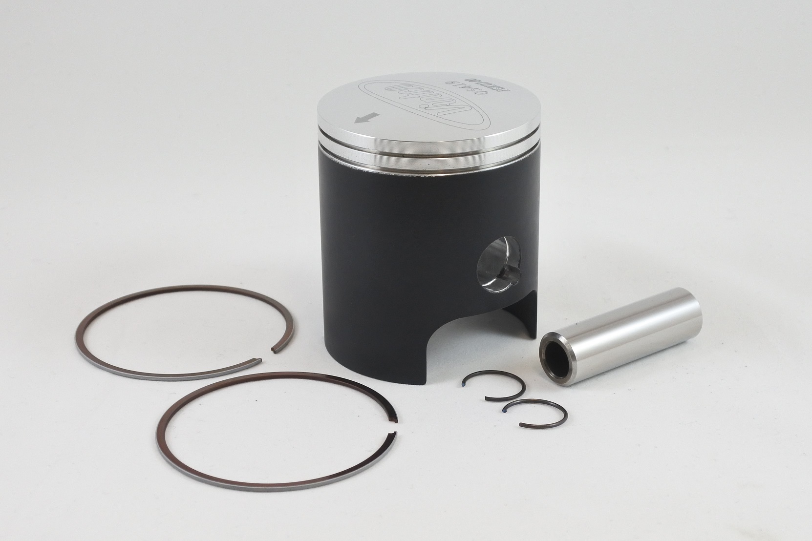 PISTON KIT 74-84 KAWASAKI KD KE KS 125 56.0mm STANDARD VINTCO PSK07-00 image 1