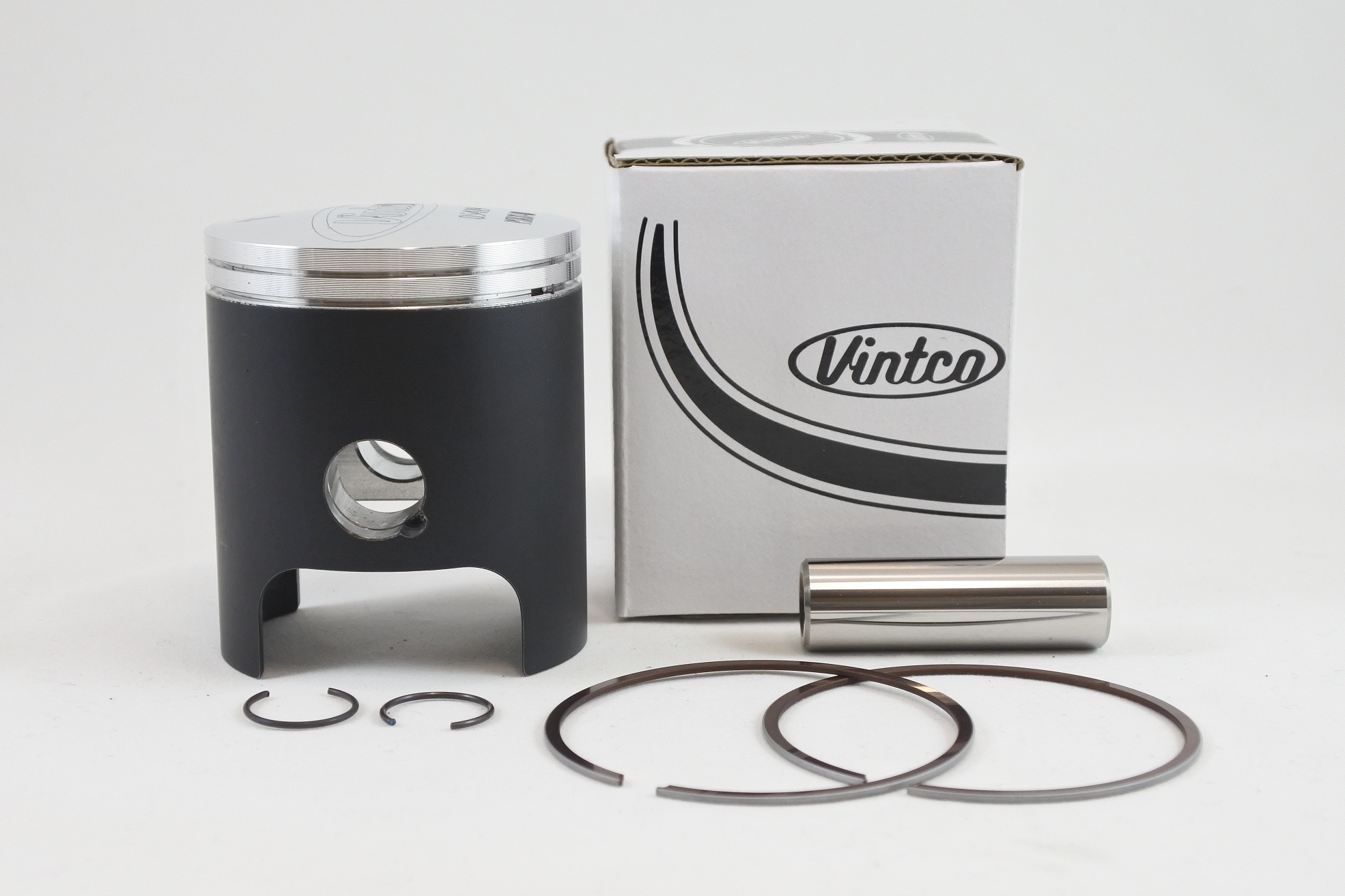 PISTON KIT 74-84 KAWASAKI KD KE KS 125 56.0mm STANDARD VINTCO PSK07-00 thumbnail 2