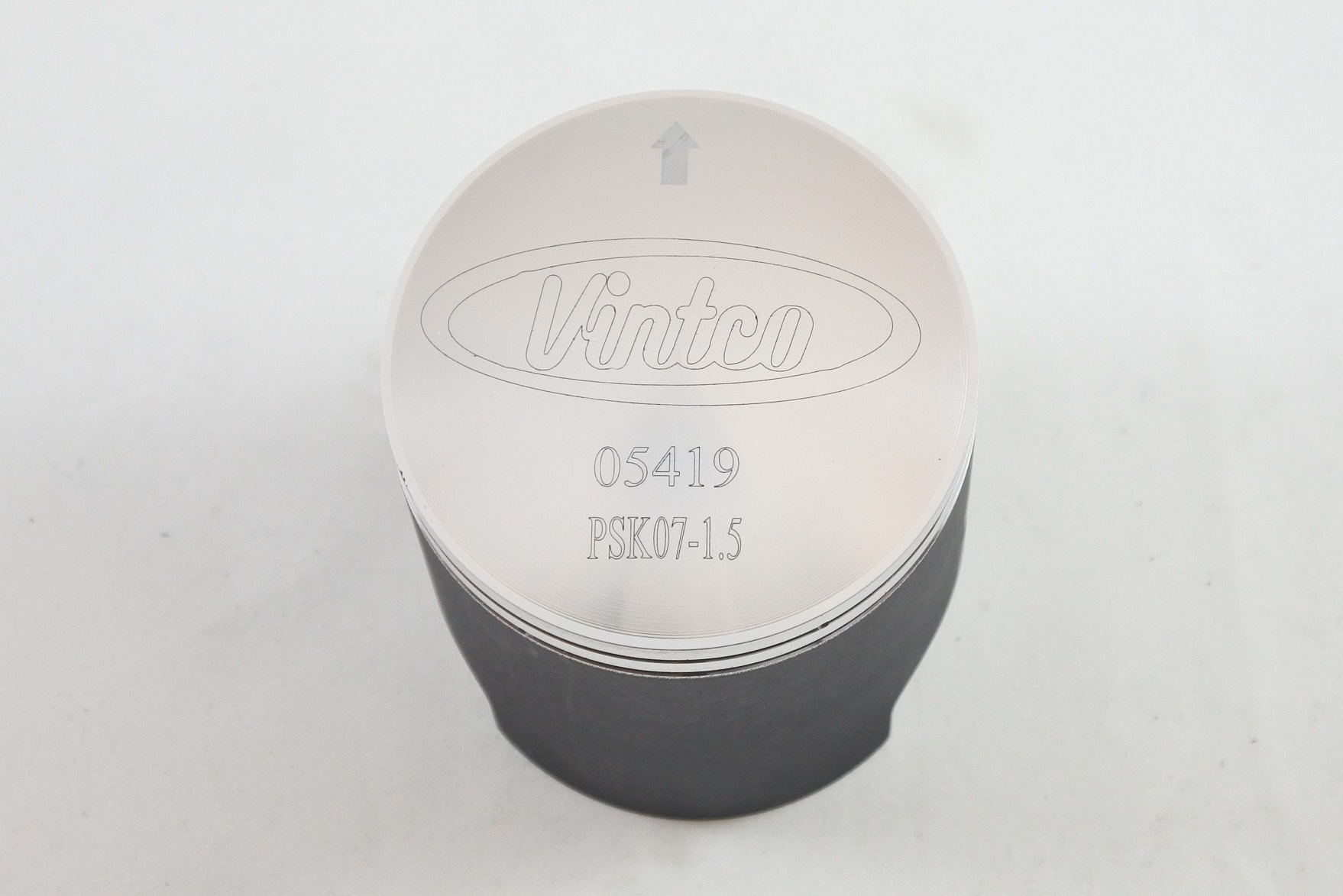 PISTON KIT 74-84 KAWASAKI KD KE KS 125 57.5mm OVER VINTCO PSK07-1.5 thumbnail 4