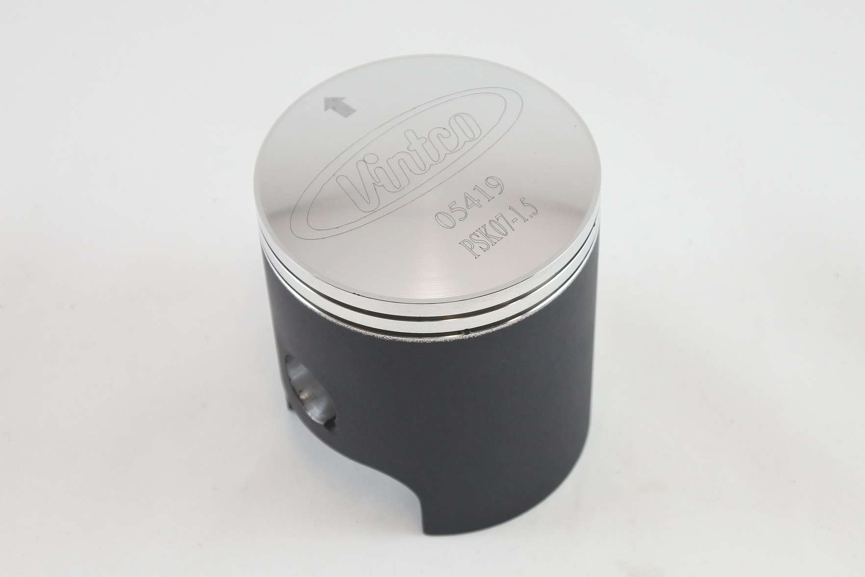 PISTON KIT 74-84 KAWASAKI KD KE KS 125 57.5mm OVER VINTCO PSK07-1.5 thumbnail 5