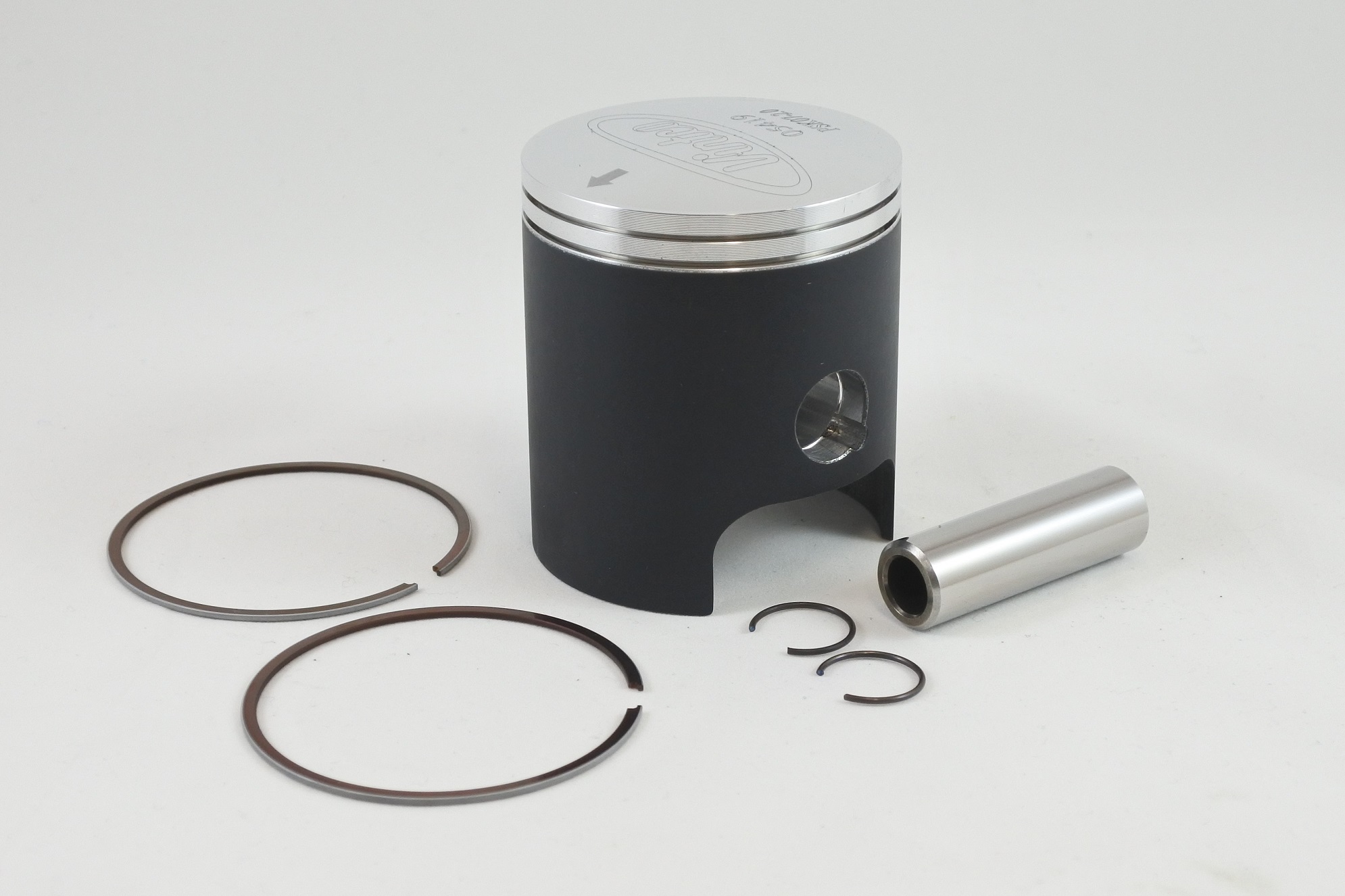 PISTON KIT 74-84 KAWASAKI KD KE KS 125 58.0mm VINTCO PSK07-2.0 image 1