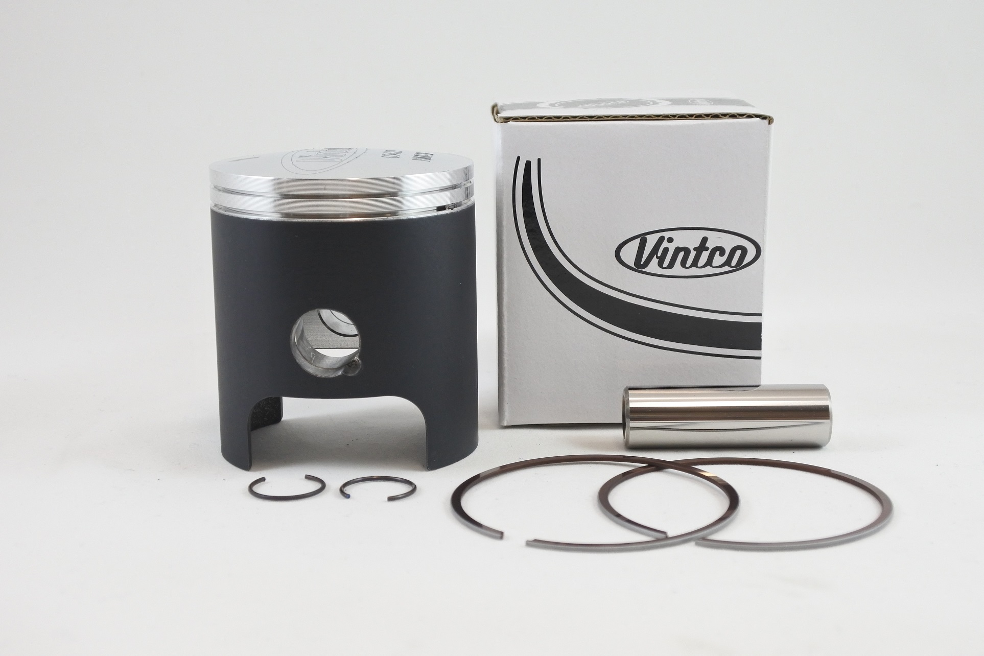PISTON KIT 74-84 KAWASAKI KD KE KS 125 58.0mm VINTCO PSK07-2.0 thumbnail 2