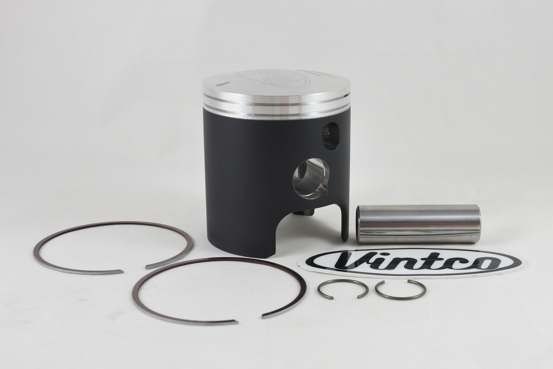 PISTON KIT 90-91 KAWASAKI KDX 250 67.42mm STANDARD VINTCO PSK11-00 image 1