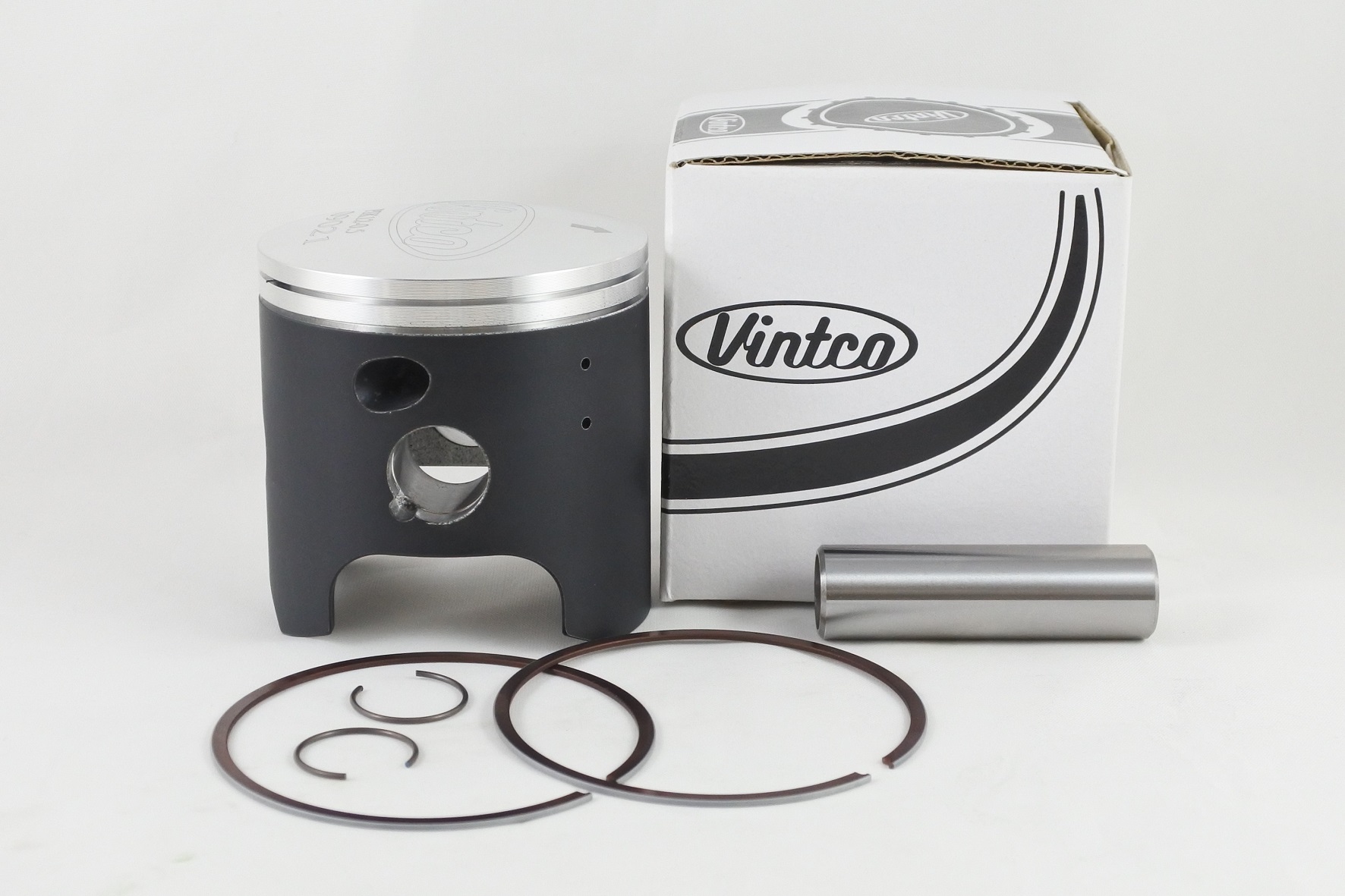 PISTON KIT 86-06 KAWASAKI KDX 200 66.5mm 0.5mm OVER VINTCO PSK12-0.5 thumbnail 2