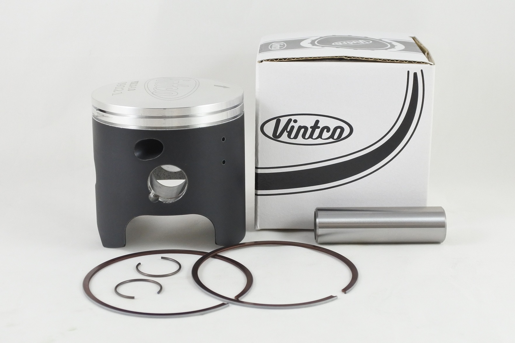 PISTON KIT 86-06 KAWASAKI KDX 200 67mm 1.0mm OVER VINTCO PSK12-1.0 thumbnail 2
