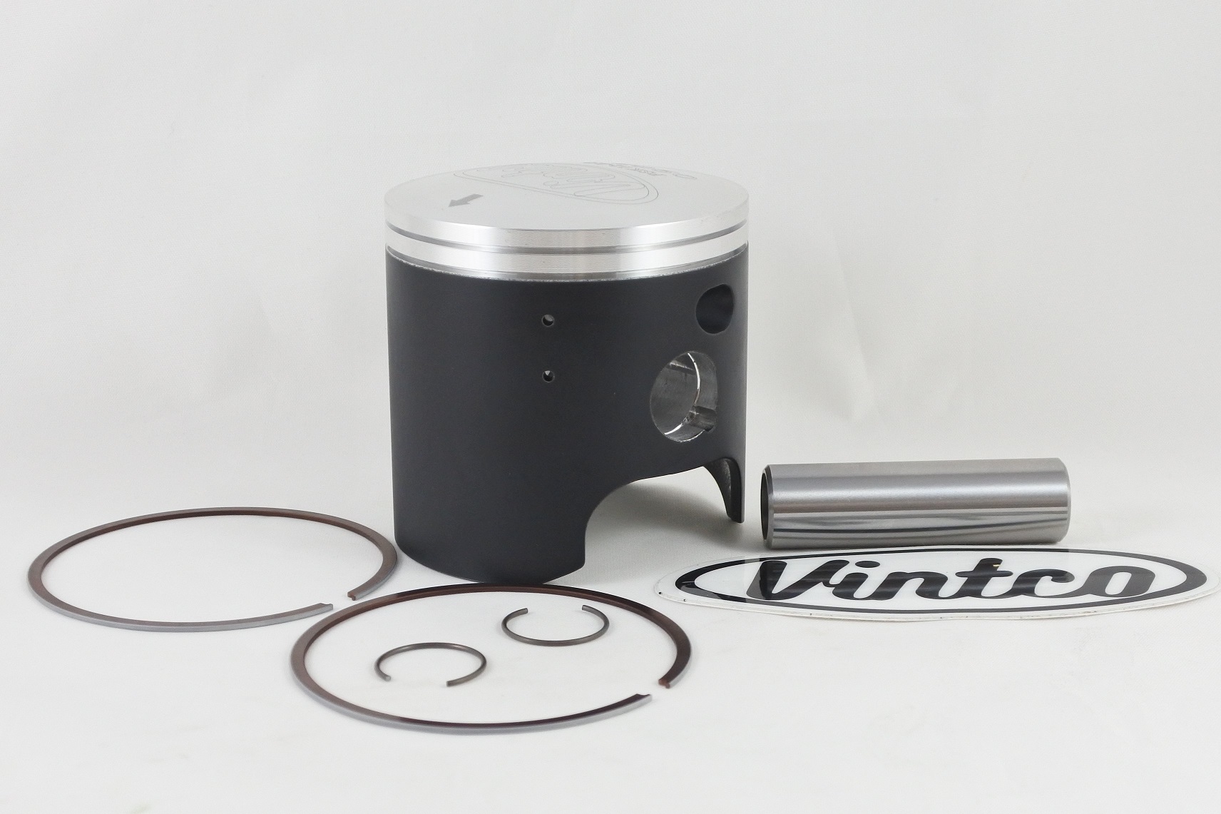 PISTON KIT 86-06 KAWASAKI KDX 200 68mm 2.0mm OVER VINTCO PSK12-2.0 image 1