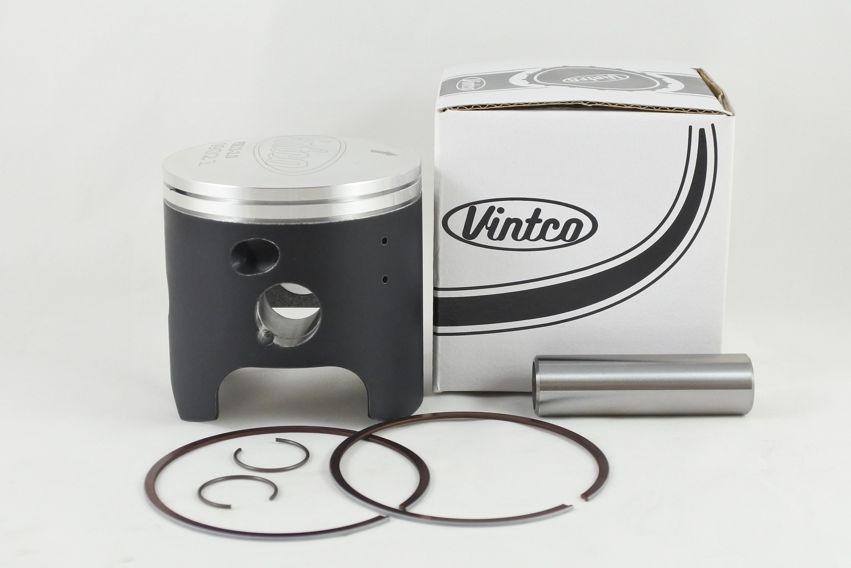 PISTON KIT 86-06 KAWASAKI KDX 200 68mm 2.0mm OVER VINTCO PSK12-2.0 thumbnail 2