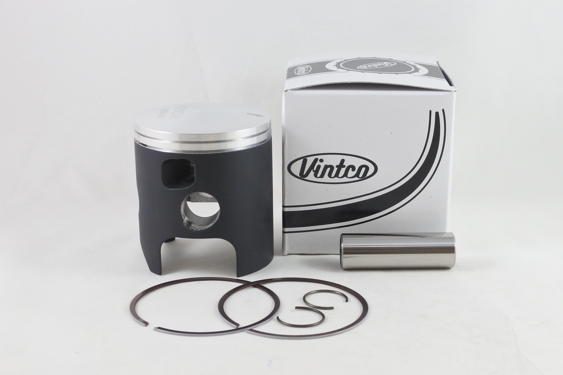 PISTON KIT 87-89 KAWASAKI KX 250 67.40mm STANDARD VINTCO PSK18-00 thumbnail 2