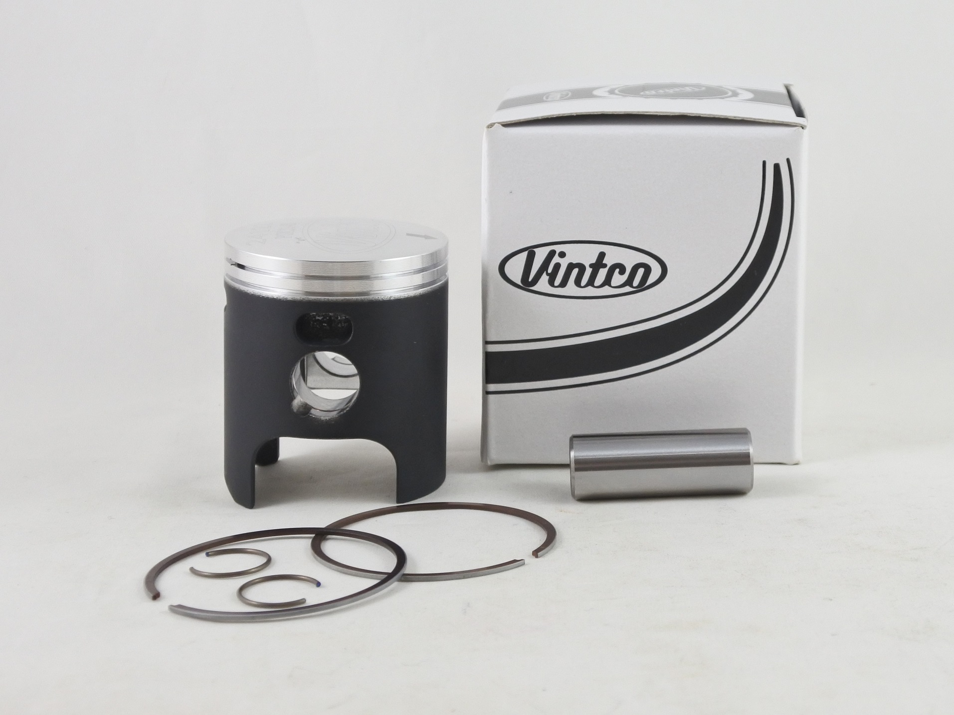 PISTON KIT 84-85 KAWASAKI KX 80 48mm STANDARD VINTCO PSK21-00 thumbnail 2