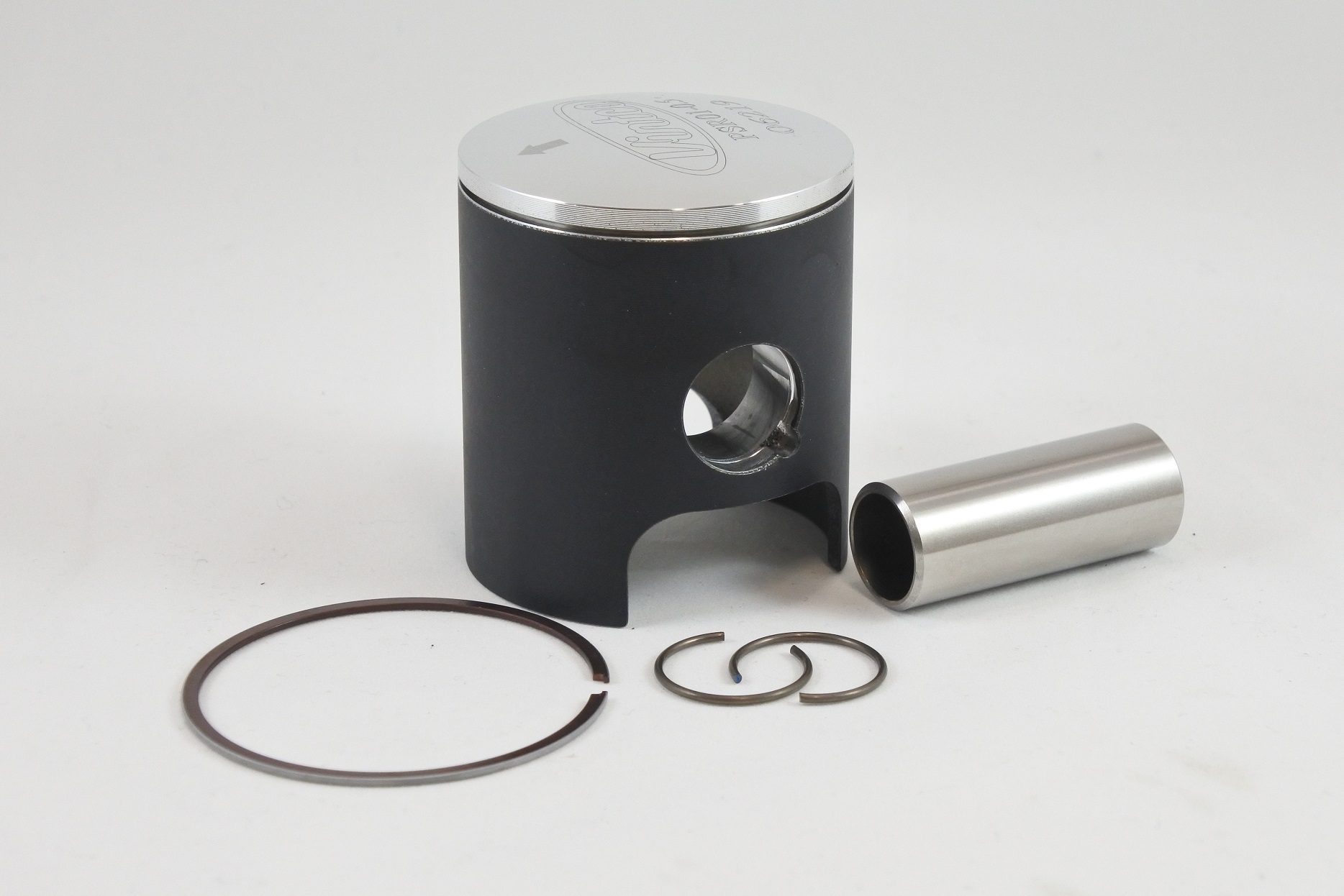 PISTON KIT 74-81 CAN AM SWM TNT MX QUALIFIER FUN 125 54.5mm 0.5mm OVER VINTCO PSR01-0.5 image 1