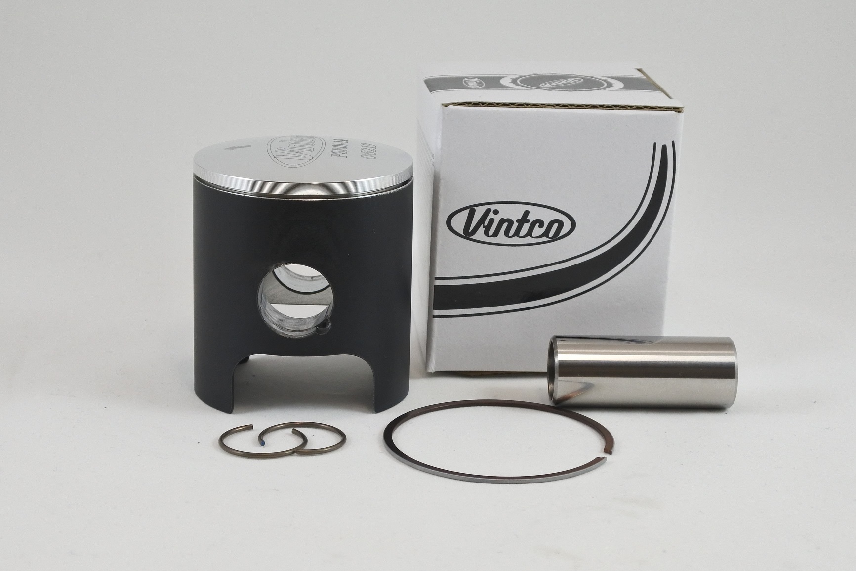 PISTON KIT 74-81 CAN AM SWM TNT MX QUALIFIER FUN 125 55.0mm OVER VINTCO PSR01-1.0 thumbnail 2