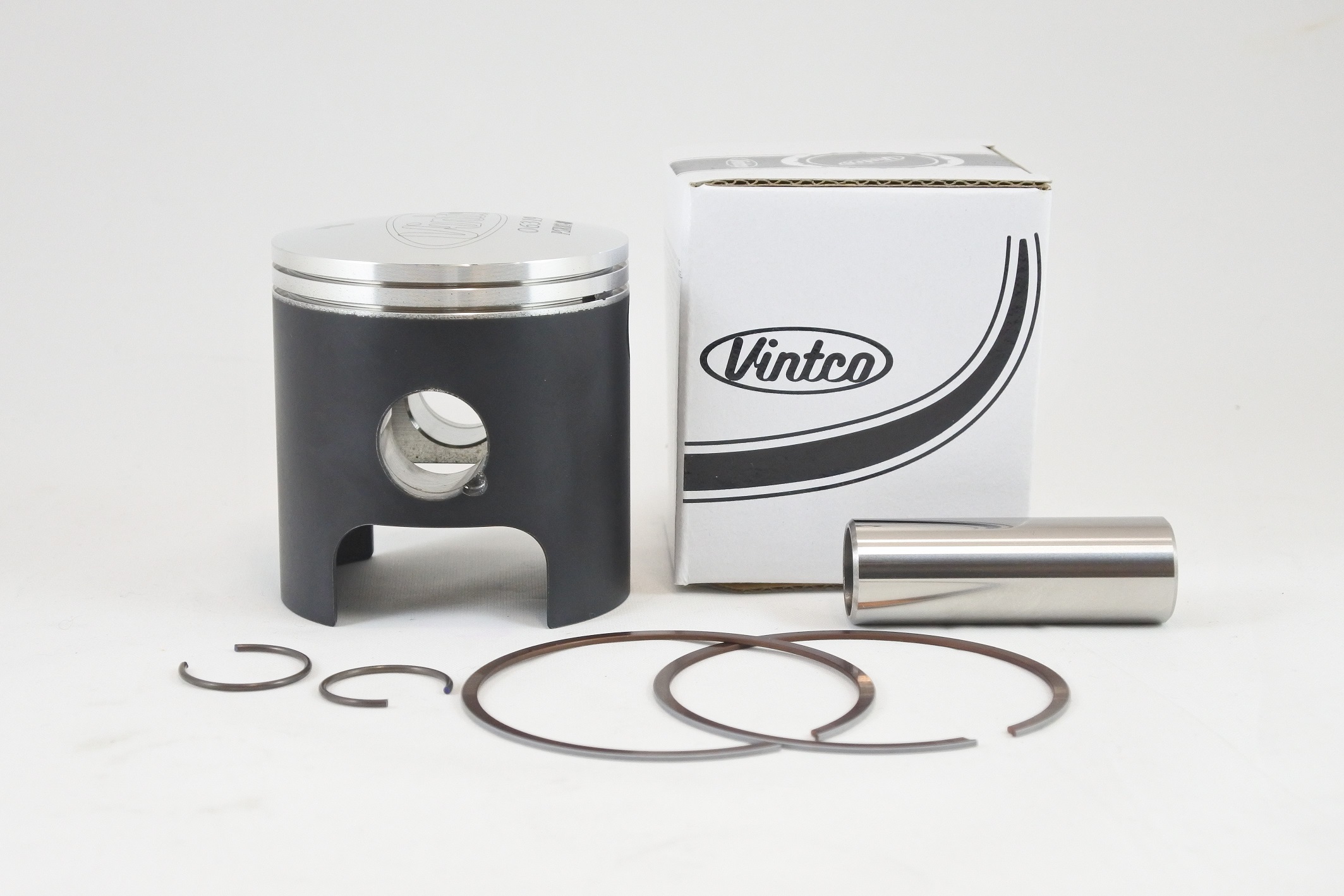 PISTON KIT 74-81 CAN AM SWM MX TNT QUALIFIER 175 62.0mm STANDARD VINTCO PSR02-00 thumbnail 2
