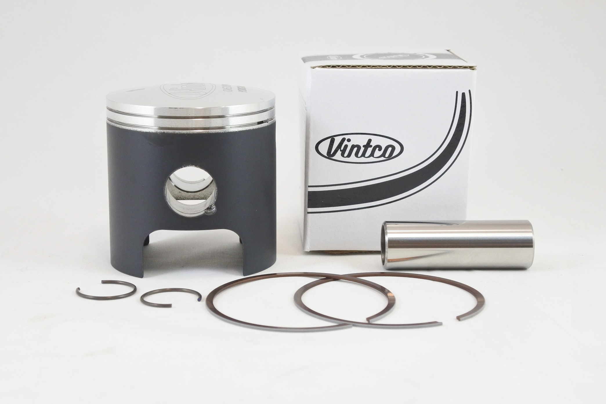PISTON KIT 74-81 CAN AM SWM 175 MX TNT QUALIFIER 63.0mm 1.0mm OVER VINTCO PSR02-1.0 thumbnail 2