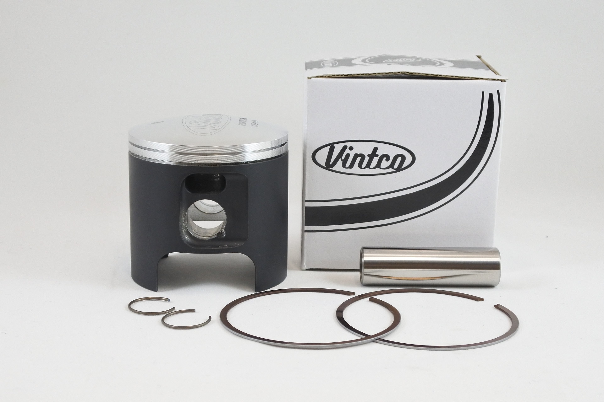 PISTON KIT 74-78 CAN AM SWM MX TNT QUALIFIER 250 74.0mm STANDARD VINTCO PSR03-00 thumbnail 2