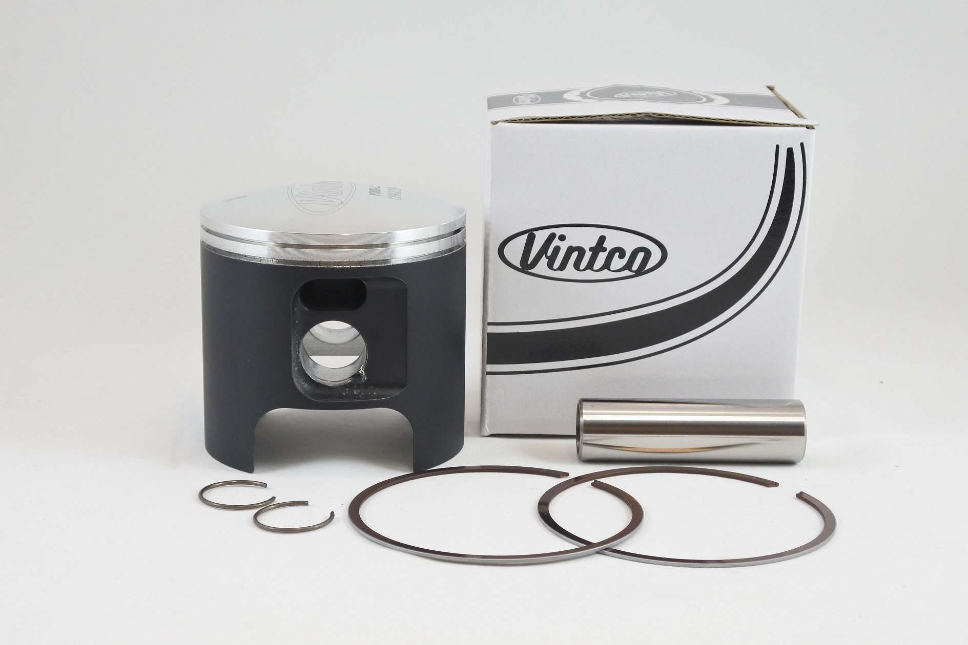 PISTON KIT 74-78 CAN AM SWM MX TNT QUALIFIER 250 75.5mm OVER VINTCO PSR03-1.5 thumbnail 2