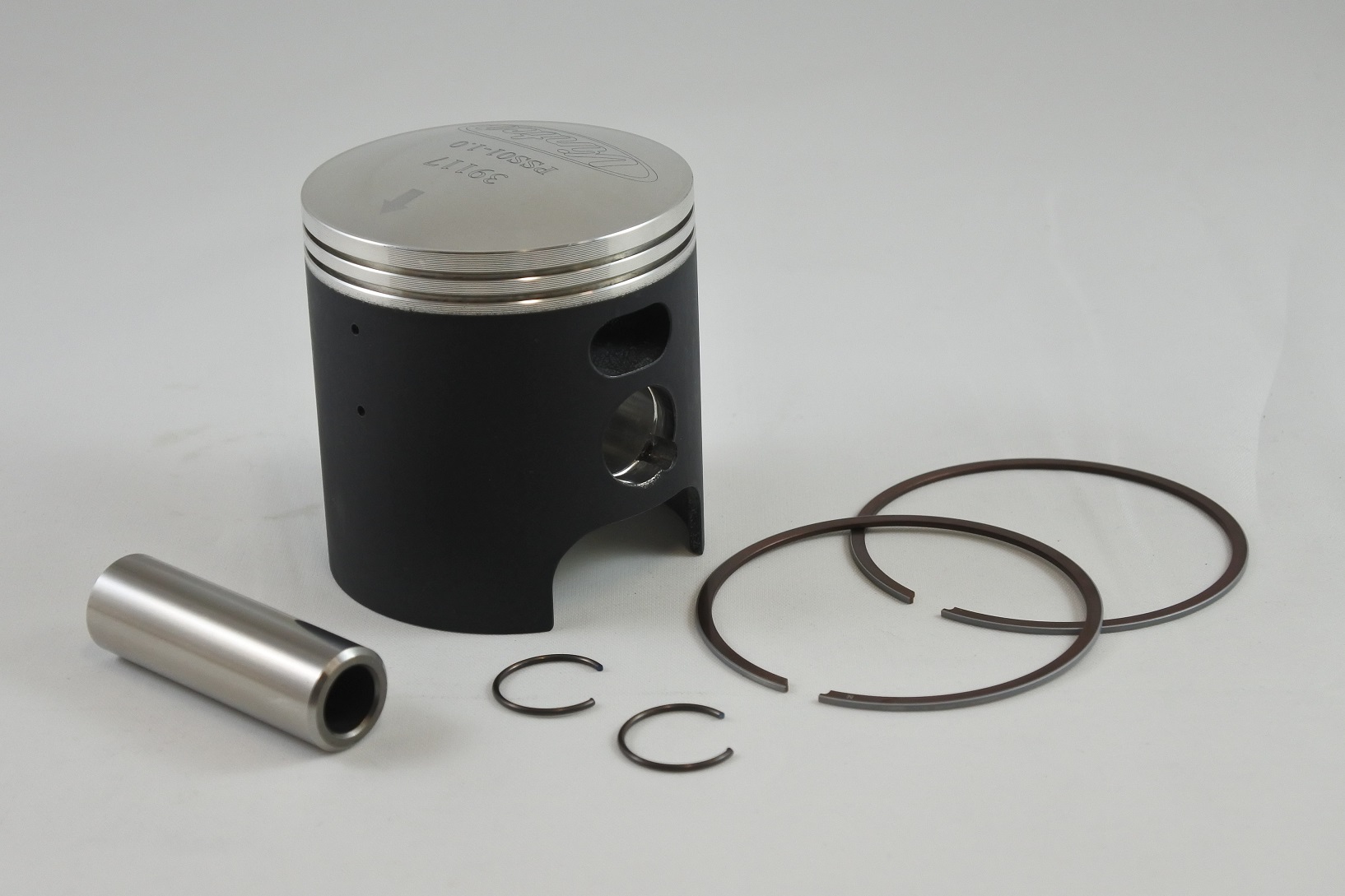 PISTON KIT 77-80 SUZUKI RM 125 55.0mm OVER VINTCO PSS01-1.0 image 1