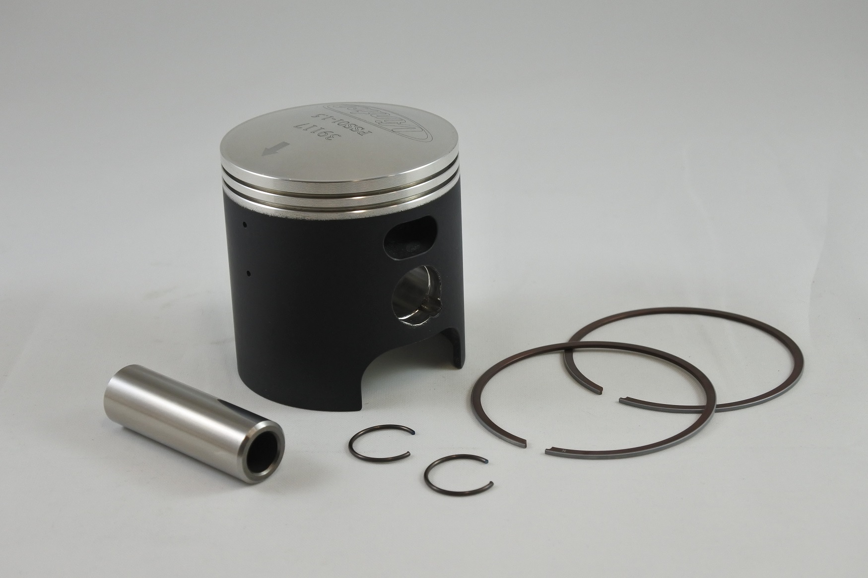 PISTON KIT 77-80 SUZUKI RM 125 55.5mm OVERSIZE VINTCO PSS01-1.5 image 1