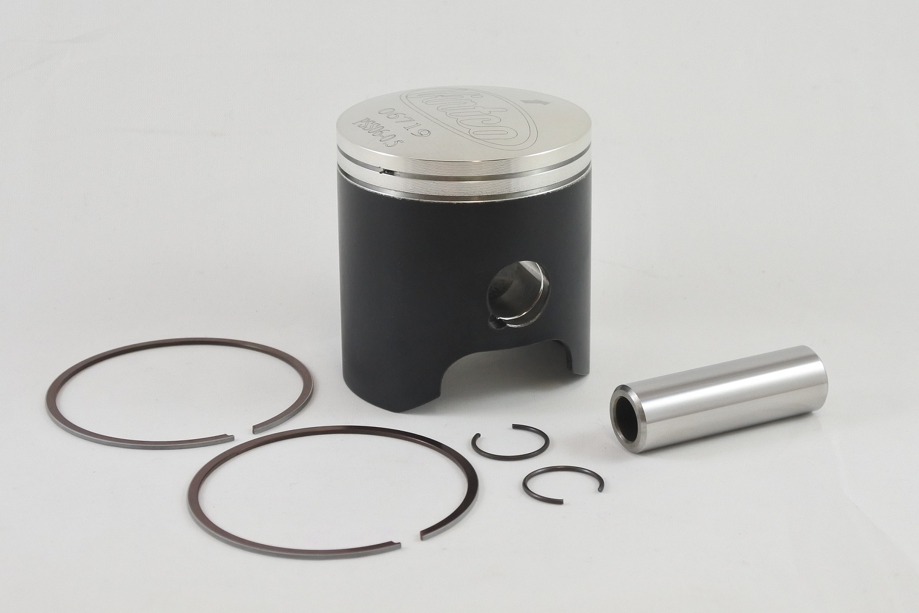 PISTON KIT 81-83 SUZUKI RM 125 54.5mm 0.5mm OVER VINTCO PSS06-0.5 image 1