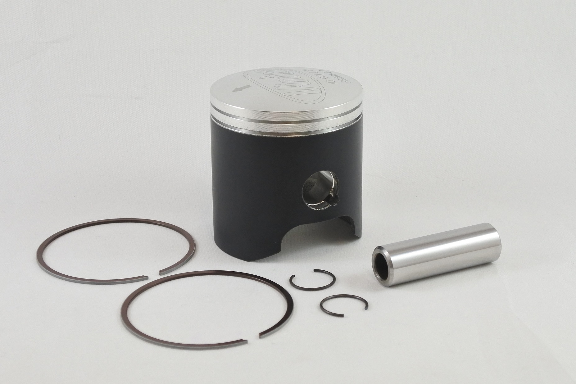 PISTON KIT 81-83 SUZUKI RM 125 55.0mm 1.0mm OVER VINTCO PSS06-1.0 image 1