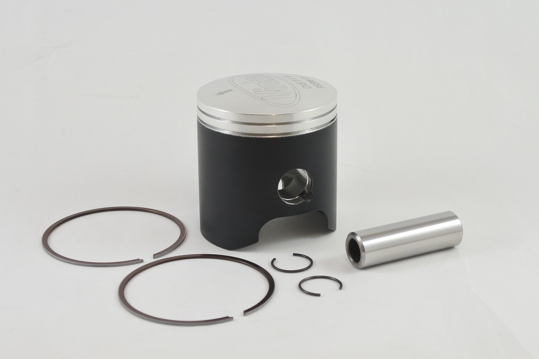 PISTON KIT 81-83 SUZUKI RM 125 55.5mm 1.5mm OVER VINTCO PSS06-1.5 image 1