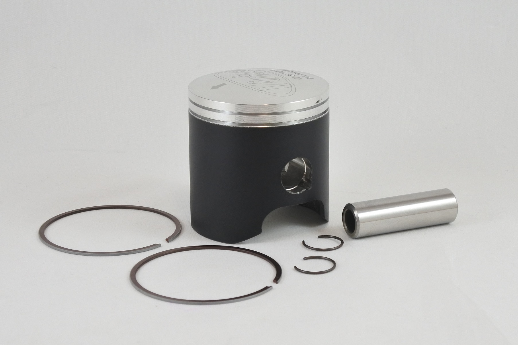 PISTON KIT 81-83 SUZUKI RM 125 56.0mm 2.0mm OVER VINTCO PSS06-2.0 image 1