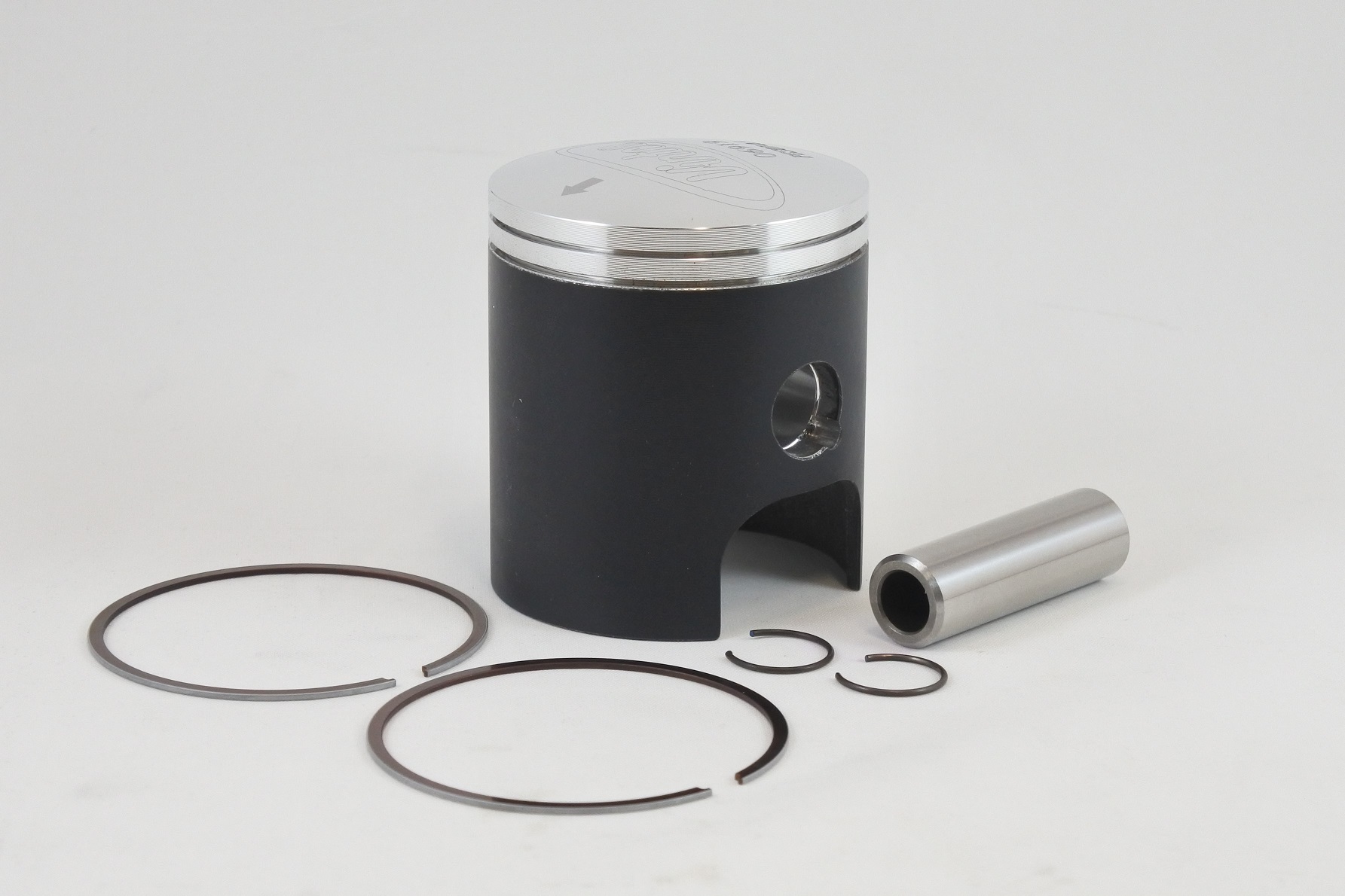 PISTON KIT 71-81 SUZUKI RV TC DS TS 125 56.5mm +0.5mm OVER VINTCO PSS07-0.5 image 1