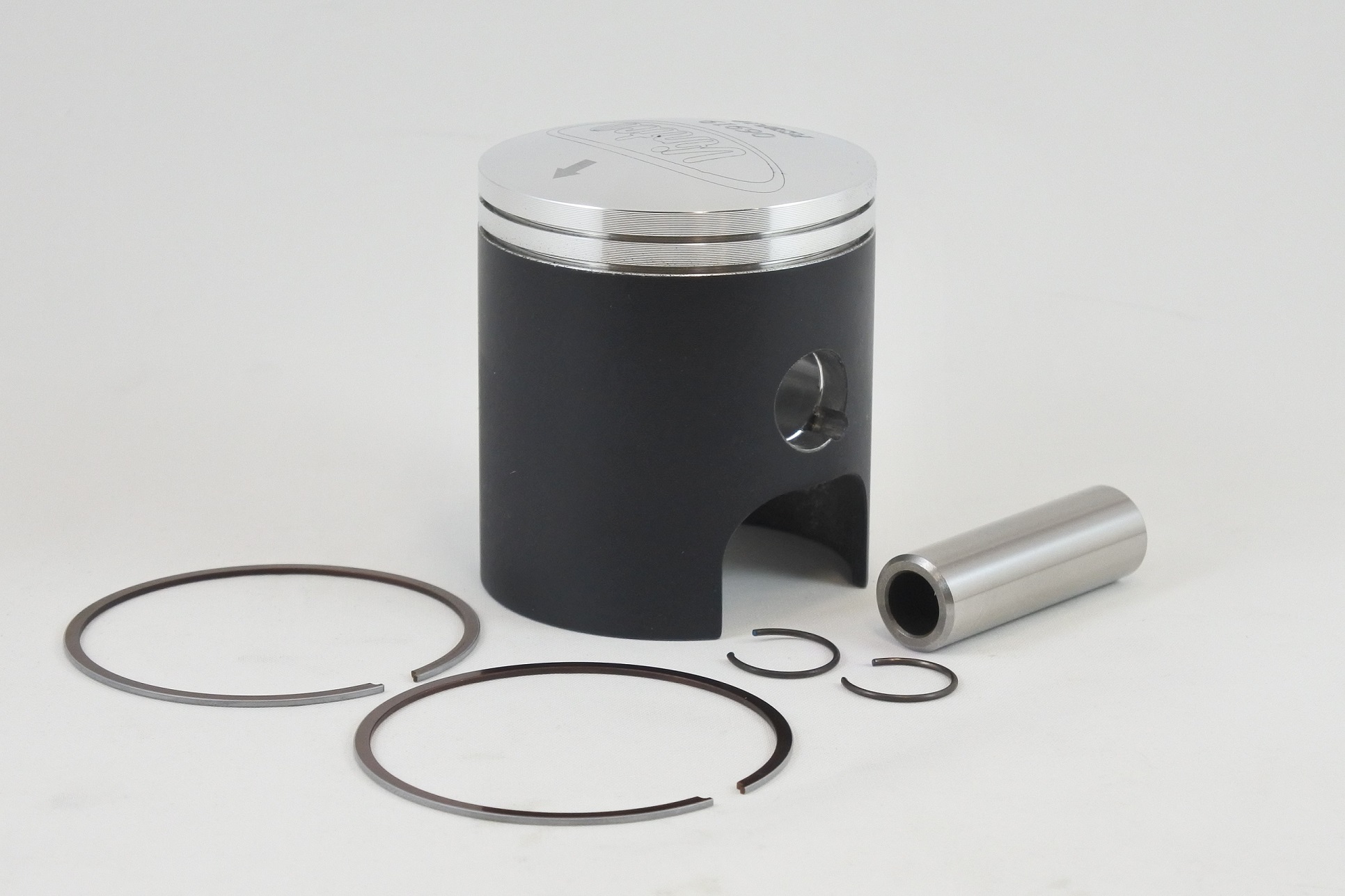 PISTON KIT 71-81 SUZUKI DS RV TC TS 125 57.0mm 1.0mm OVER VINTCO PSS07-1.0 image 1