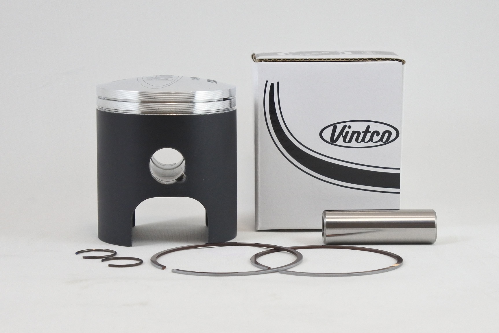 PISTON KIT 71-81 SUZUKI DS RV TC TS 125 57.0mm 1.0mm OVER VINTCO PSS07-1.0 thumbnail 2