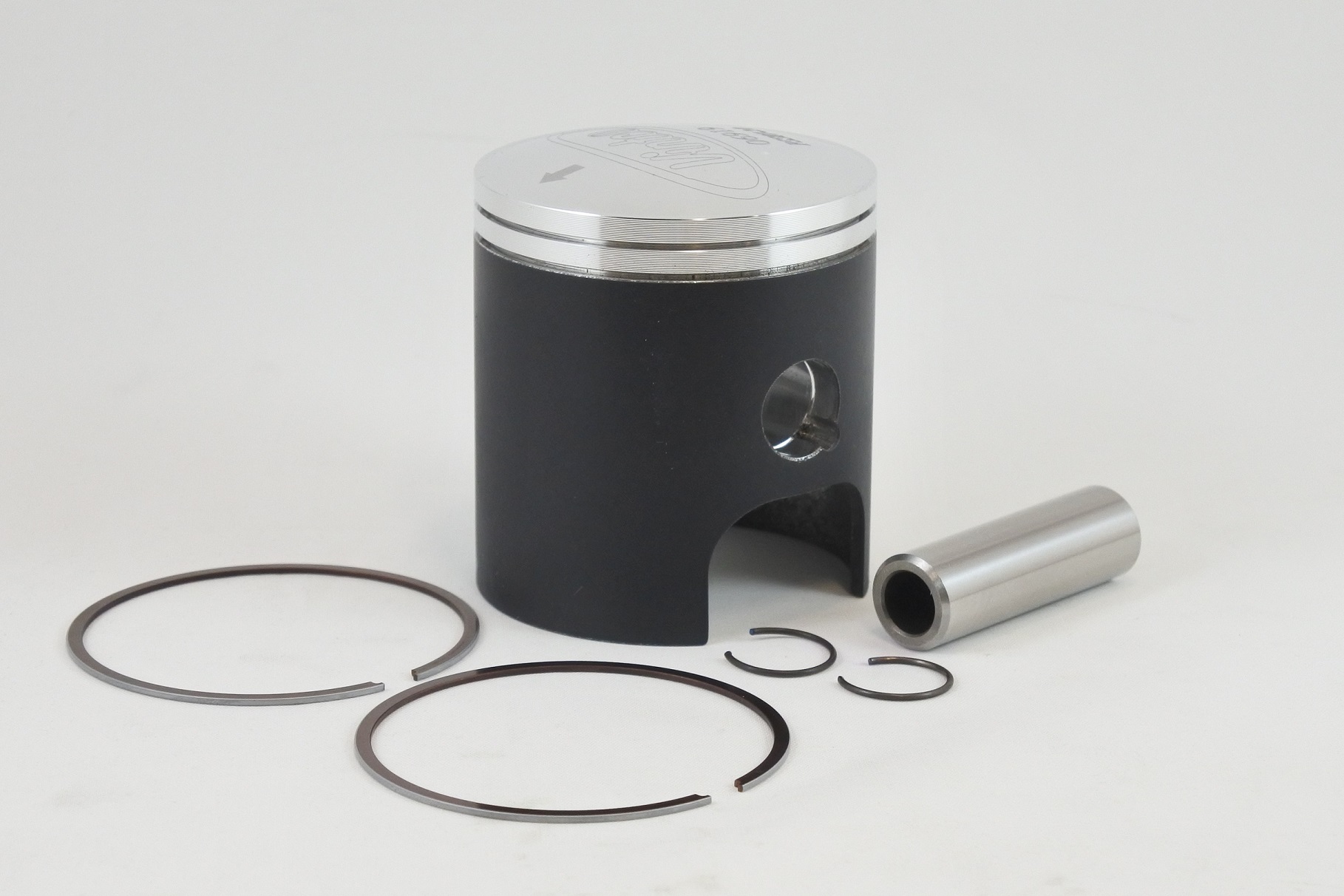 PISTON KIT 71-81 SUZUKI TC DS RV TS 125 58.0mm 2.0mm OVER VINTCO PSS07-2.0 image 1