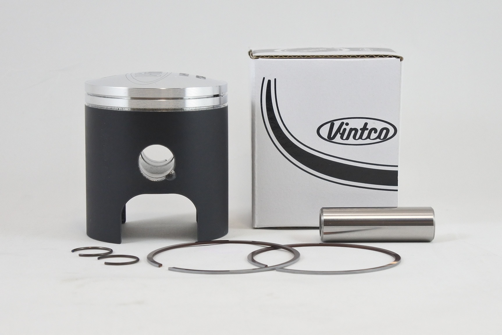 PISTON KIT 71-81 SUZUKI TC DS RV TS 125 58.0mm 2.0mm OVER VINTCO PSS07-2.0 thumbnail 2