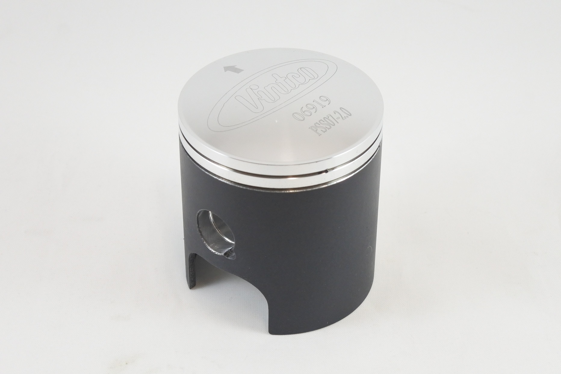 PISTON KIT 71-81 SUZUKI TC DS RV TS 125 58.0mm 2.0mm OVER VINTCO PSS07-2.0 thumbnail 5
