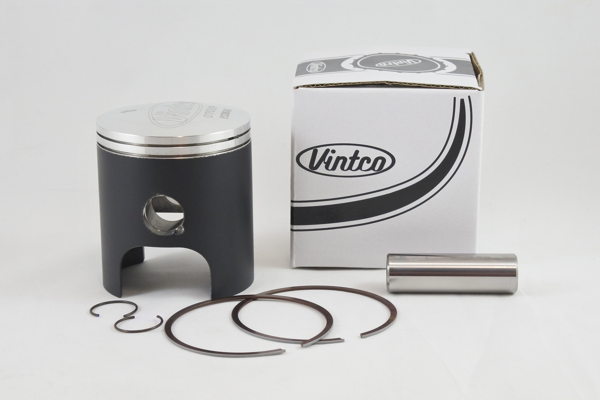 PISTON KIT 80-84 SUZUKI PE RS 175 62.5mm 0.5mm OVER VINTCO PSS08-0.5 thumbnail 2