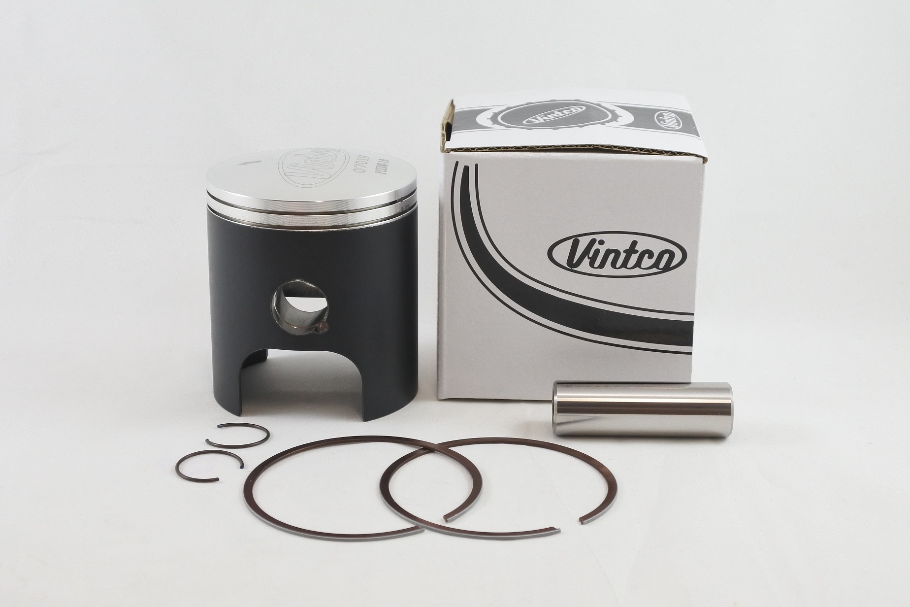 PISTON KIT 80-84 SUZUKI PE RS 175 63.0mm 1.0mm OVER VINTCO PSS08-1.0 thumbnail 2
