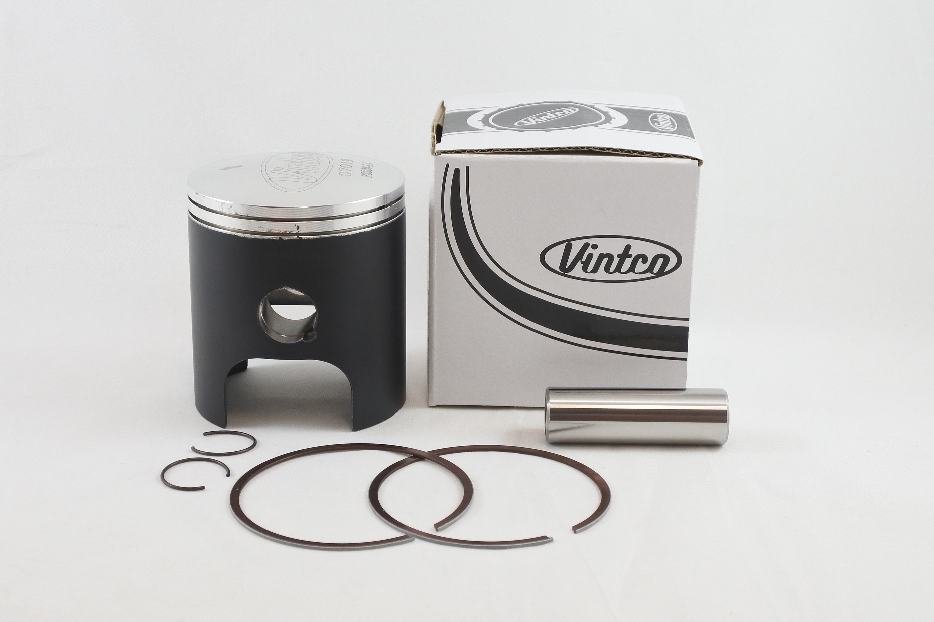 PISTON KIT 80-84 SUZUKI PE RS 175 63.5mm 1.5mm OVER VINTCO PSS08-1.5 thumbnail 2