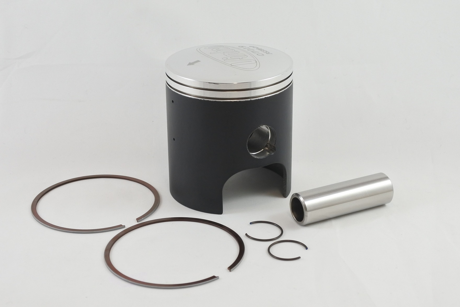 PISTON KIT 80-84 SUZUKI PE RS 175 64.0mm 2.0mm OVER VINTCO PSS08-2.0 image 1
