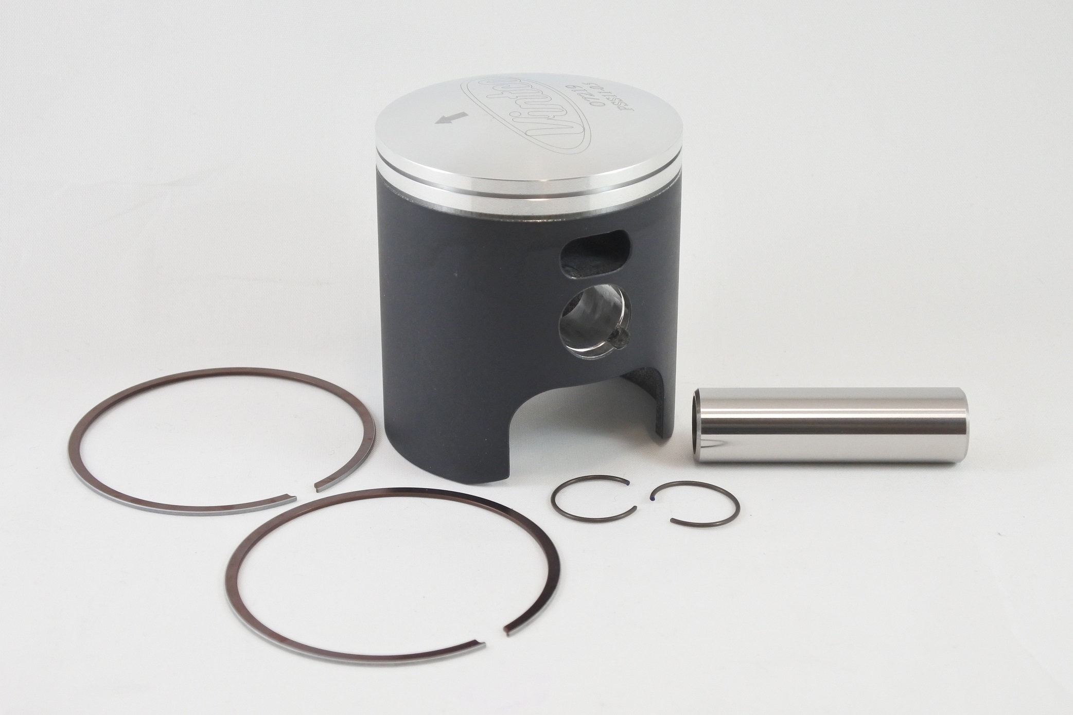 PISTON KIT 71-81 SUZUKI DS TC TS 185 64.5mm 0.5mm OVER VINTCO PSS11-0.5 image 1