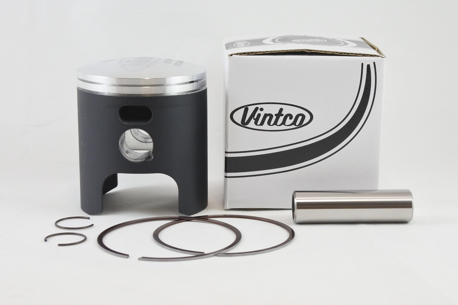 PISTON KIT 71-81 SUZUKI DS TC TS 185 64.5mm 0.5mm OVER VINTCO PSS11-0.5 thumbnail 2